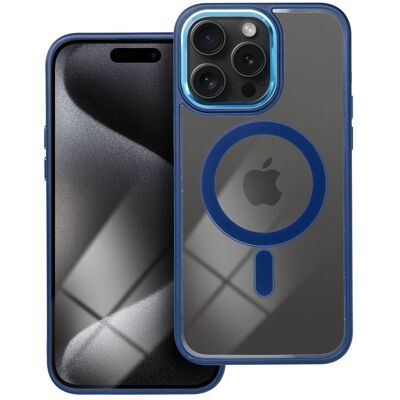 OEM Color Edge Mag Cover s MagSafe, iPhone 15 Pro, modrý OEM Color Edge Mag Cover s MagSafe, iPhone 15 Pro, modrý