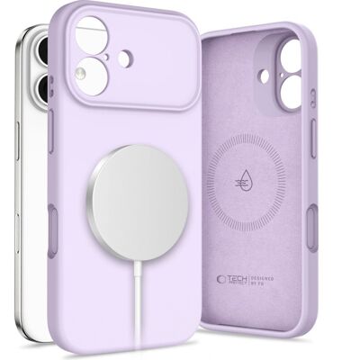 Tech-Protect Silicone MagSafe, iPhone 17, fialový Tech-Protect Silicone MagSafe, iPhone 17, fialový
