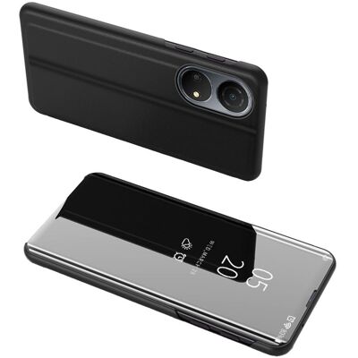 Hurtel Clear view černé pouzdro na telefon Honor X8 5G Hurtel Clear view černé pouzdro na telefon Honor X8 5G