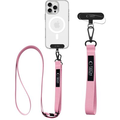 Tech-Protect C6S Crossbody popruh, růžový Tech-Protect C6S Crossbody popruh, růžový
