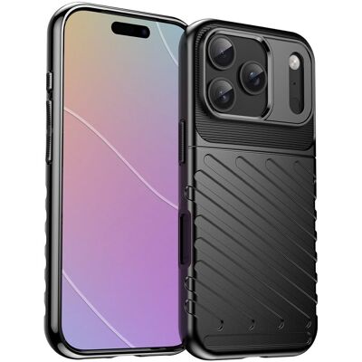Hurtel Thunder obal, iPhone 17 Pro Max, černý Hurtel Thunder obal, iPhone 17 Pro Max, černý