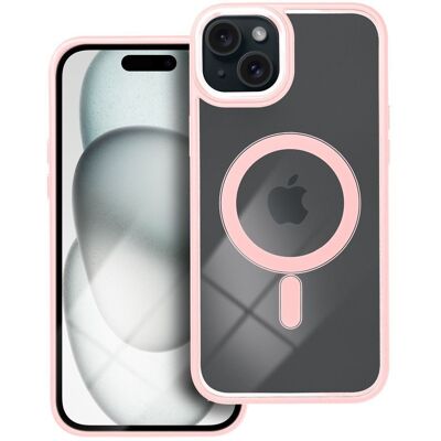 OEM Color Edge Mag Cover s MagSafe, iPhone 15, růžový OEM Color Edge Mag Cover s MagSafe, iPhone 15, růžový
