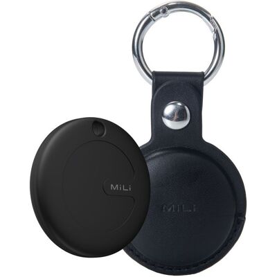 MiLi MiTag Duo lokátor s koženým pouzdrem, černý MiLi MiTag Duo lokátor s koženým pouzdrem, černý