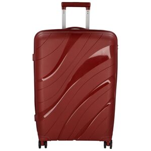 Ormi Cestovní plastový kufr Voyex velikosti M, vínový