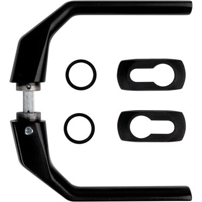 PSG Černá ocelová klika 125×80 mm PSG Černá ocelová klika 125×80 mm
