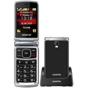 Aligator Mobilní telefon Aligator V710 Senior Dual SIM AV710BS / Bluetooth / černá / ZÁNOVNÍ
