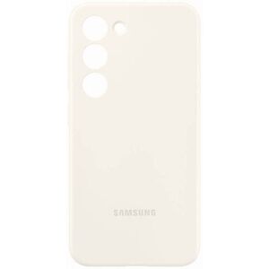 Samsung Ochranný silikonový kryt pro Samsung Galaxy S23 / krémová / POŠKOZENÝ OBAL