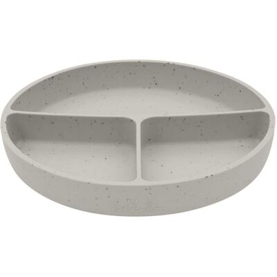 KikkaBoo Talíř dělený s přísavkou Platinum Silicone Sand KikkaBoo Talíř dělený s přísavkou Platinum Silicone Sand