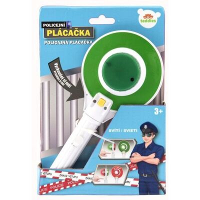 Teddies Policejní plácačka plastová 22cm se světlem Teddies Policejní plácačka plastová 22cm se světlem