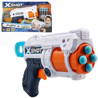 EPEE ZURU X-SHOT EXCEL Fury 4 s otočnou hlavní a 16 náboji EPEE ZURU X-SHOT EXCEL Fury 4 s otočnou hlavní a 16 náboji