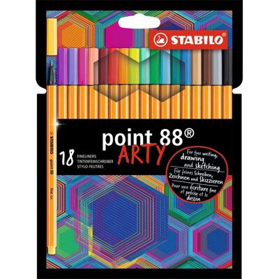 STABILO Point 88 ARTY Fineliner Různé Barvy - Fineliner STABILO Point 88 ARTY Fineliner Různé Barvy - Fineliner