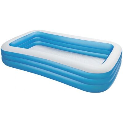 Rodinný bazén Intex 305x183x56 cm - Obdélníkový, Nafukovací, 3 Vzduchové Komory Rodinný bazén Intex 305x183x56 cm - Obdélníkový, Nafukovací, 3 Vzduchové Komory