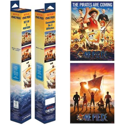 Paladone One Piece Set plakátů mini 2 ks Live action Paladone One Piece Set plakátů mini 2 ks Live action