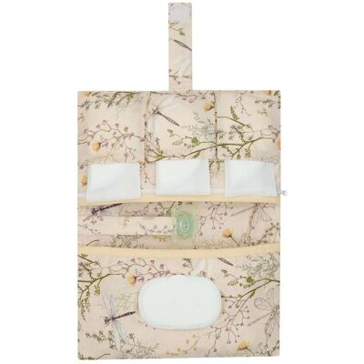 KikkaBoo Pouzdro na pleny Secret Garden Beige KikkaBoo Pouzdro na pleny Secret Garden Beige