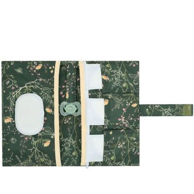 KikkaBoo Pouzdro na pleny Secret Garden Green KikkaBoo Pouzdro na pleny Secret Garden Green