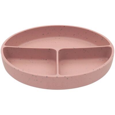 KikkaBoo Talíř dělený s přísavkou Platinum Silicone Blush KikkaBoo Talíř dělený s přísavkou Platinum Silicone Blush