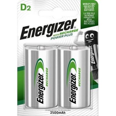 Energizer POWER Plus Nabíjecí baterie D 2500mAh 2pack Energizer POWER Plus Nabíjecí baterie D 2500mAh 2pack