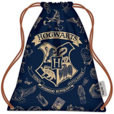 Bluesky Harry Potter Pytlík stahovací Navy & Gold Bluesky Harry Potter Pytlík stahovací Navy & Gold