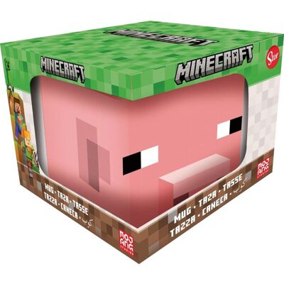Epee Merch Minecraft 3D hrnek prasátko 440 ml Epee Merch Minecraft 3D hrnek prasátko 440 ml