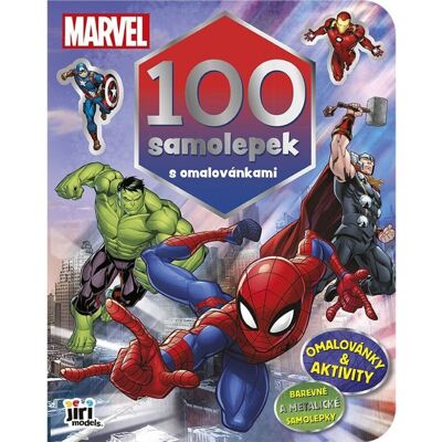 Jiri Models 100 samolepek s omalovánkami Marvel Jiri Models 100 samolepek s omalovánkami Marvel