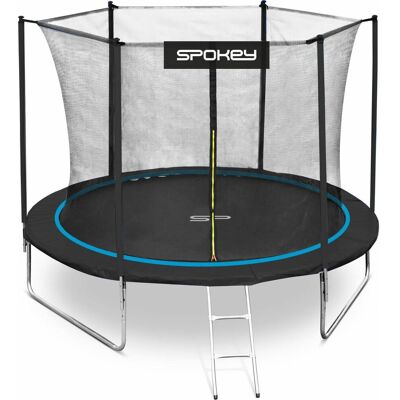 Spokey Jumper III Trampolína černo-modrá, průměr 305 cm s ochrannou sítí a žebříkem Spokey Jumper III Trampolína černo-modrá, průměr 305 cm s ochrannou sítí a žebříkem