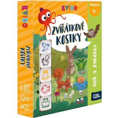 Albi Kvído Zvířátkové kostky Albi Kvído Zvířátkové kostky