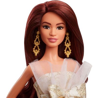 Barbie Vánoční panenka rusovláska 2025 Barbie Vánoční panenka rusovláska 2025