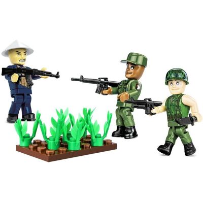 Cobi 2047 3 figurky s doplňky Vietnamská válka Cobi 2047 3 figurky s doplňky Vietnamská válka