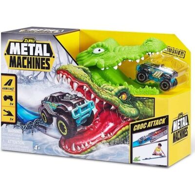 Alltoys Hrací sada s dráhou, krokodýlem a kovovým autíčkem Alltoys Hrací sada s dráhou, krokodýlem a kovovým autíčkem