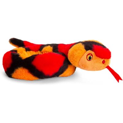 Keel Toys KEEL SE1472 - Had stočený 65 cm červený Keel Toys KEEL SE1472 - Had stočený 65 cm červený