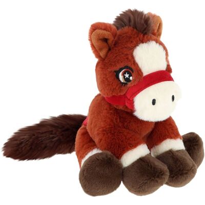 KEEL TOYS Keeleco Poník s ocasem 22 cm rezavý KEEL TOYS Keeleco Poník s ocasem 22 cm rezavý