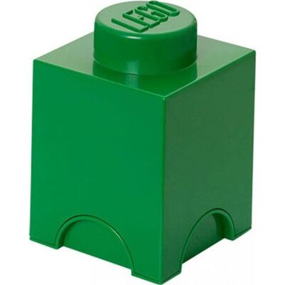 ROOM LEGO® Úložný box 12,5 x 12,5 x 18 cm Zelený ROOM LEGO® Úložný box 12,5 x 12,5 x 18 cm Zelený