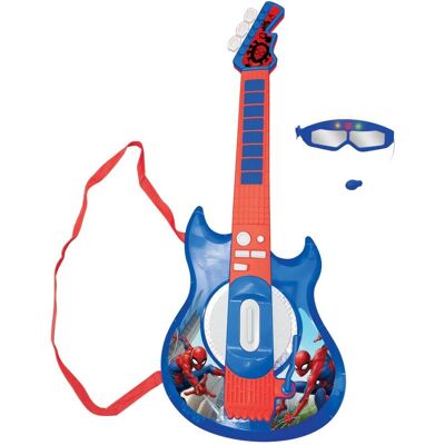 Lexibook Elektronická svítící kytara Spiderman + brýle s mikrofonem Lexibook Elektronická svítící kytara Spiderman + brýle s mikrofonem