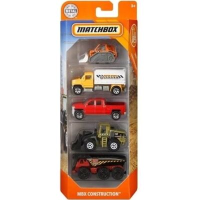 Matchbox 4 ks pracovní vozidla - staveniště Matchbox 4 ks pracovní vozidla - staveniště