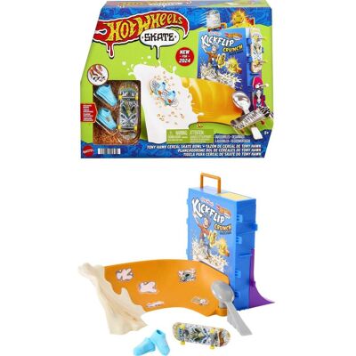 Mattel Hot Wheels Skates cereáliový Fingerboard skatepark Mattel Hot Wheels Skates cereáliový Fingerboard skatepark
