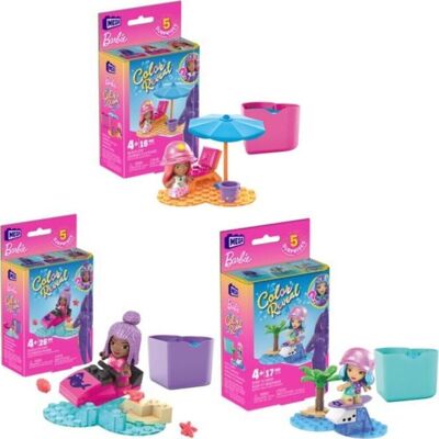 Mega Construx Barbie color reveal mikropanenka Mega Construx Barbie color reveal mikropanenka