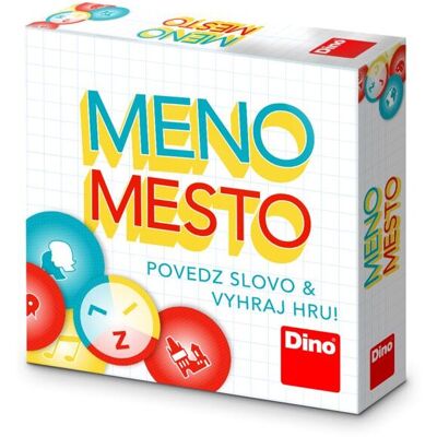 Dino Meno Mesto Cestovní hra Dino Meno Mesto Cestovní hra