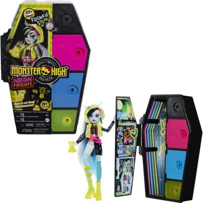 Mattel Monster High Skulltimate secrets panenka neon - Frankie Mattel Monster High Skulltimate secrets panenka neon - Frankie
