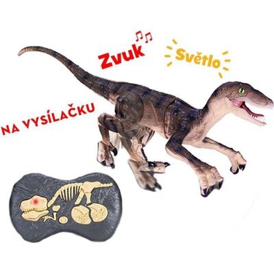 Wiky Raptor RC na dálkové ovládání hnědý 45 cm Wiky Raptor RC na dálkové ovládání hnědý 45 cm