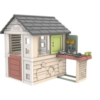 Smoby Domeček Life Nature s dílnou pro kutily Smoby Domeček Life Nature s dílnou pro kutily