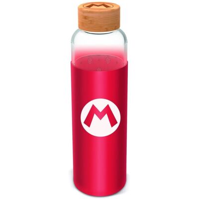 Stor Super Mario Skleněná láhev s návlekem 585 ml Stor Super Mario Skleněná láhev s návlekem 585 ml