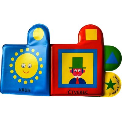 Nakladatelství Sun SUN Zvuková kniha do vany - tvary Nakladatelství Sun SUN Zvuková kniha do vany - tvary
