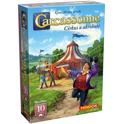 MindOK Carcassonne rozšíření 10: Cirkus a akrobaté (2025) MindOK Carcassonne rozšíření 10: Cirkus a akrobaté (2025)