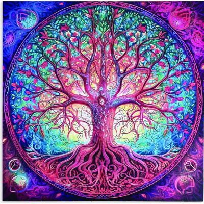 Epee Wooden puzzle Tree of Life II. A4 Epee Wooden puzzle Tree of Life II. A4