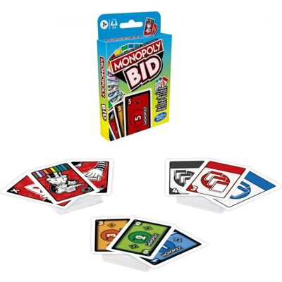 Hasbro Monopoly Bid Karetní Hra Hasbro Monopoly Bid Karetní Hra