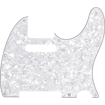 Fender Pickguard Telecaster 8-Hole Mount White Pearl 4-Ply Fender Pickguard Telecaster 8-Hole Mount White Pearl 4-Ply