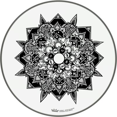 Remo 16" Artbeat Artist Collection Drumhead Aric Improta Disillusion Remo 16" Artbeat Artist Collection Drumhead Aric Improta Disillusion