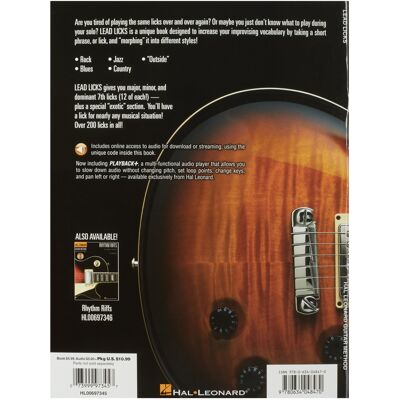 Ms Hal Leonard Guitar Method - Lead Licks Ms Hal Leonard Guitar Method - Lead Licks