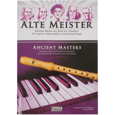 Ms Ancient Masters For Soprano/alto Recorder And Piano/organ Ms Ancient Masters For Soprano/alto Recorder And Piano/organ