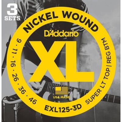 D'Addario Exl125-3d D'Addario Exl125-3d